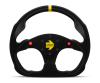 MOMO Momo MOD30 Buttons Steering Wheel 320 mm - Black Suede/Black Spokes/1 Stripe - Interior Accessories
