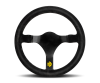 MOMO Momo MOD31 Steering Wheel 320 mm - Black Suede/Black Spokes - Interior Accessories