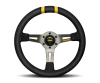 MOMO Momo MODDRIFT Steering Wheel 330 mm - Black Suede/Anth Spokes/2 Stripes - Interior Accessories