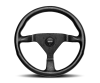 MOMO Momo Montecarlo Steering Wheel 350 mm - Black Leather/Black Stitch/Black Spokes - Interior Accessories