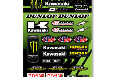 D-cor Monster Kaw Decal Sht12mil Racing Sheet - Offroad Collection