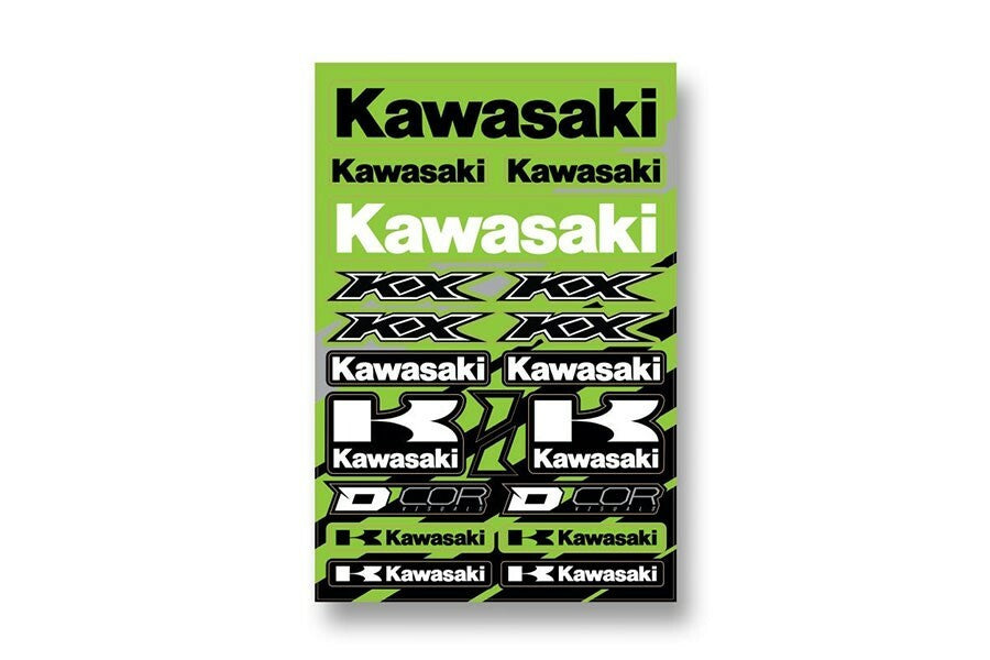 D-cor Monster Kawasaki Decal Sheet - Offroad Collection