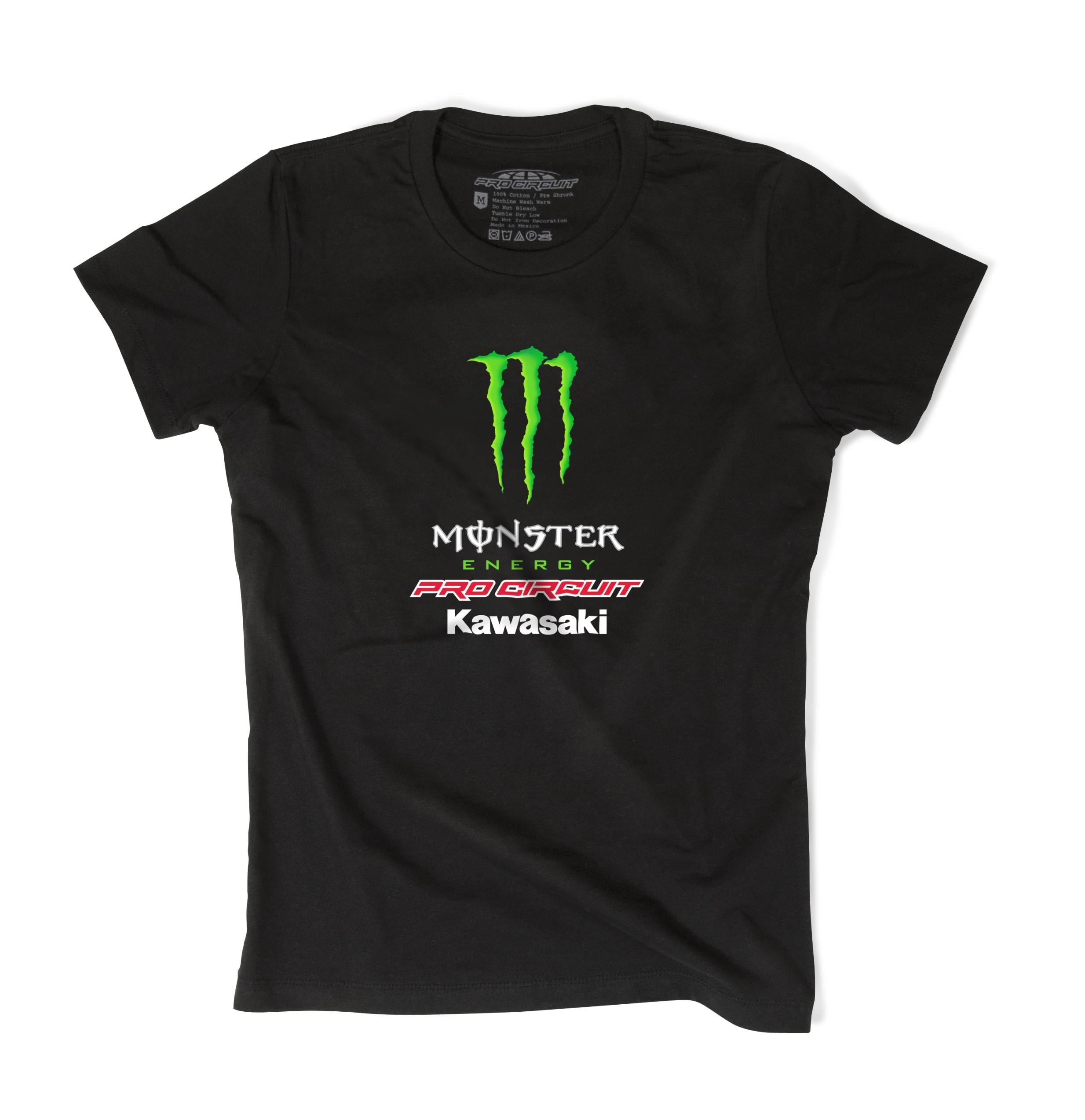 Pro Circuit Monster Team Ladies Tee Black S - Medium - Apparel Collection