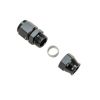 Moroso Aluminum Fitting Adapter 10AN Female to 5/8in Tube Compression-Black - Fabrication