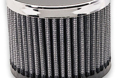 Moroso Filtered Valve Cover Breather - Clamp-On - No Hood - 1-3/8in ID - Engine Components