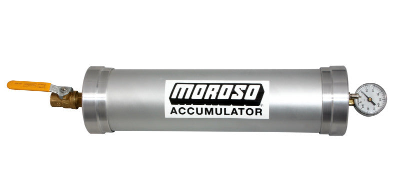 Moroso Oil Accumulator - Heavy Duty - 3 Quart - 23in x 4.75in - Engine Components