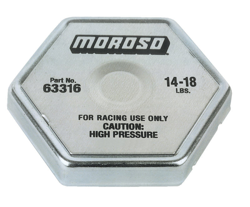Moroso Racing Radiator Cap - 14-18lbs - Cooling