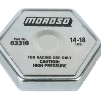 Moroso Racing Radiator Cap - 14-18lbs - Cooling