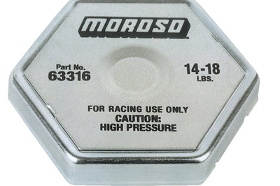Moroso Racing Radiator Cap - 14-18lbs - Cooling