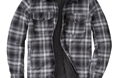 Scorpion Exo Morpheus Reversable Jacket Black/plaid Grey Xl - Black/Plaid / 2X-Large - Harddrive Products