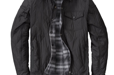 Scorpion Exo Morpheus Reversable Jacket Black/plaid Grey Xl - Harddrive Products