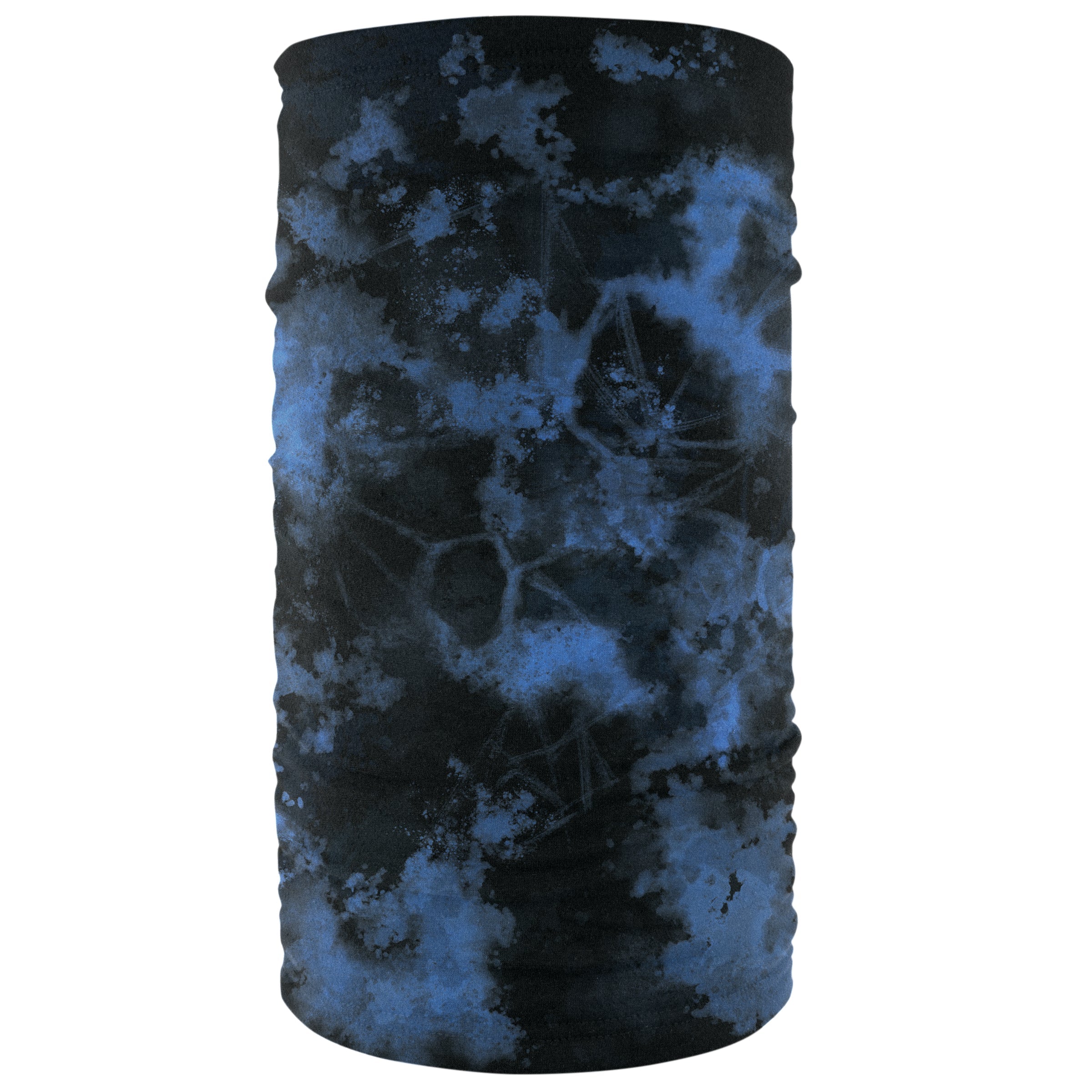 Zan Motley Tube Fleece Lined Black & Blue Tie Dye - Black/Blue Tie-Die - Harddrive Products
