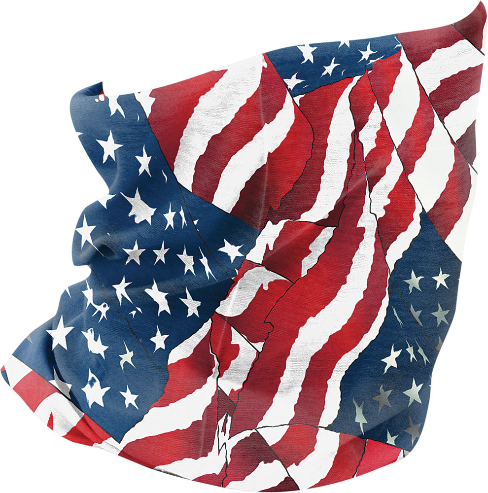 Zan Motley Tube Fleece Lined Wavy Flag - Harddrive Products