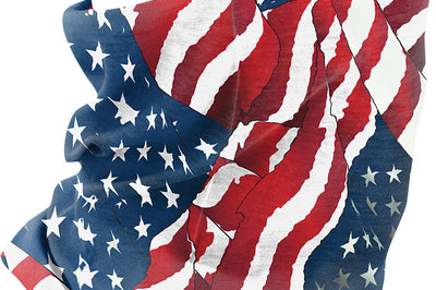 Zan Motley Tube Fleece Lined Wavy Flag - Harddrive Products