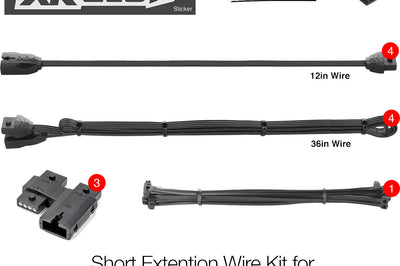 Xk Glow Moto Extension Wire Kit - Street Collection