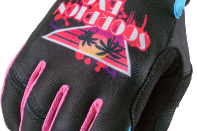 Scorpion Exo Moto-flex Gloves Blue Xl - Black / Medium