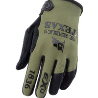 Scorpion Exo Moto-flex Gloves Blue Xl - Black / 2X-Large