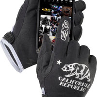 SCORPION EXO Moto Flex Gloves Golden State Black/White Sm