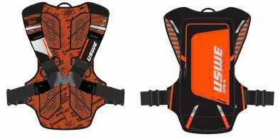 Uswe Moto Hydro 12 Fctry Orng 3.0l Hydration Pack Pnp Tube Apparel Collection