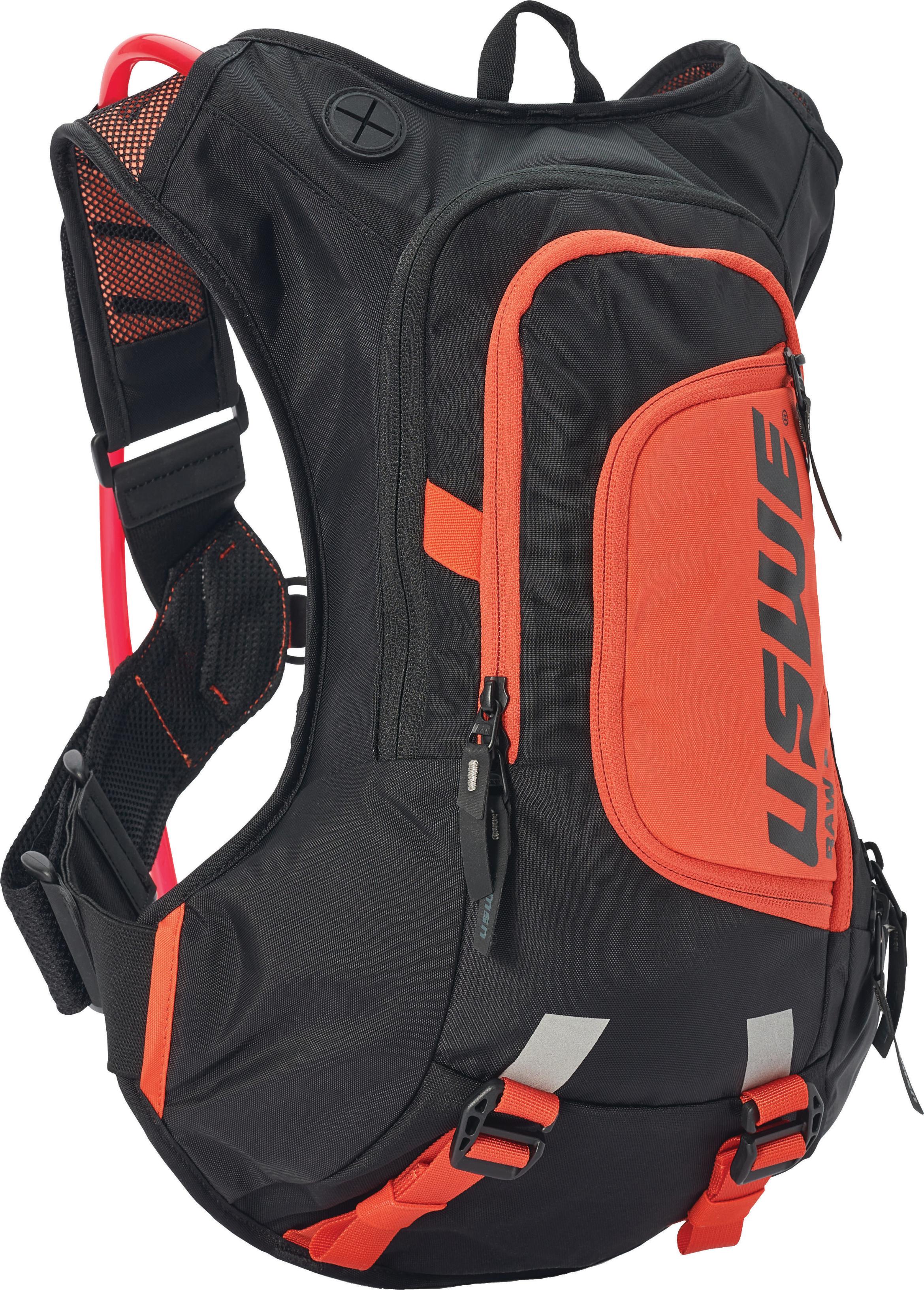 Uswe Moto Hydro 8 Factory Orng 3.0l Hydration Pack Pnp Tube Apparel Collection