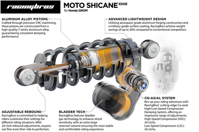 Racing Brothers Moto Shicane Edge 88n Grom - Street Collection