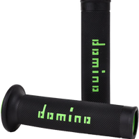 DOMINO RACING Motogp Grips Black/Green Pair
