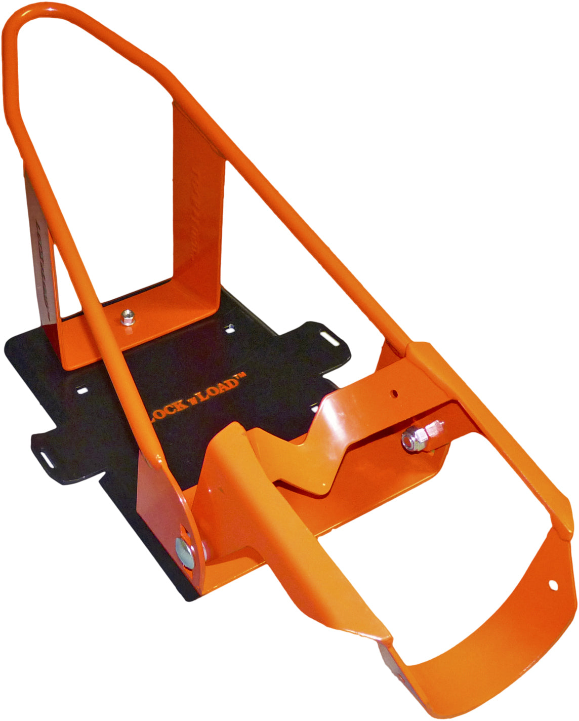 Lock And Load Motorcycle Combo Front Chock With Rear Ratchet Tie Straps - Harddrive Products