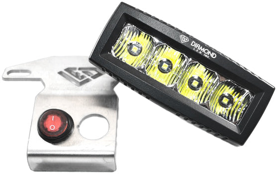 Diamond Led Motorcycle Light Bar W/battery Universal - Snowmobile Collection