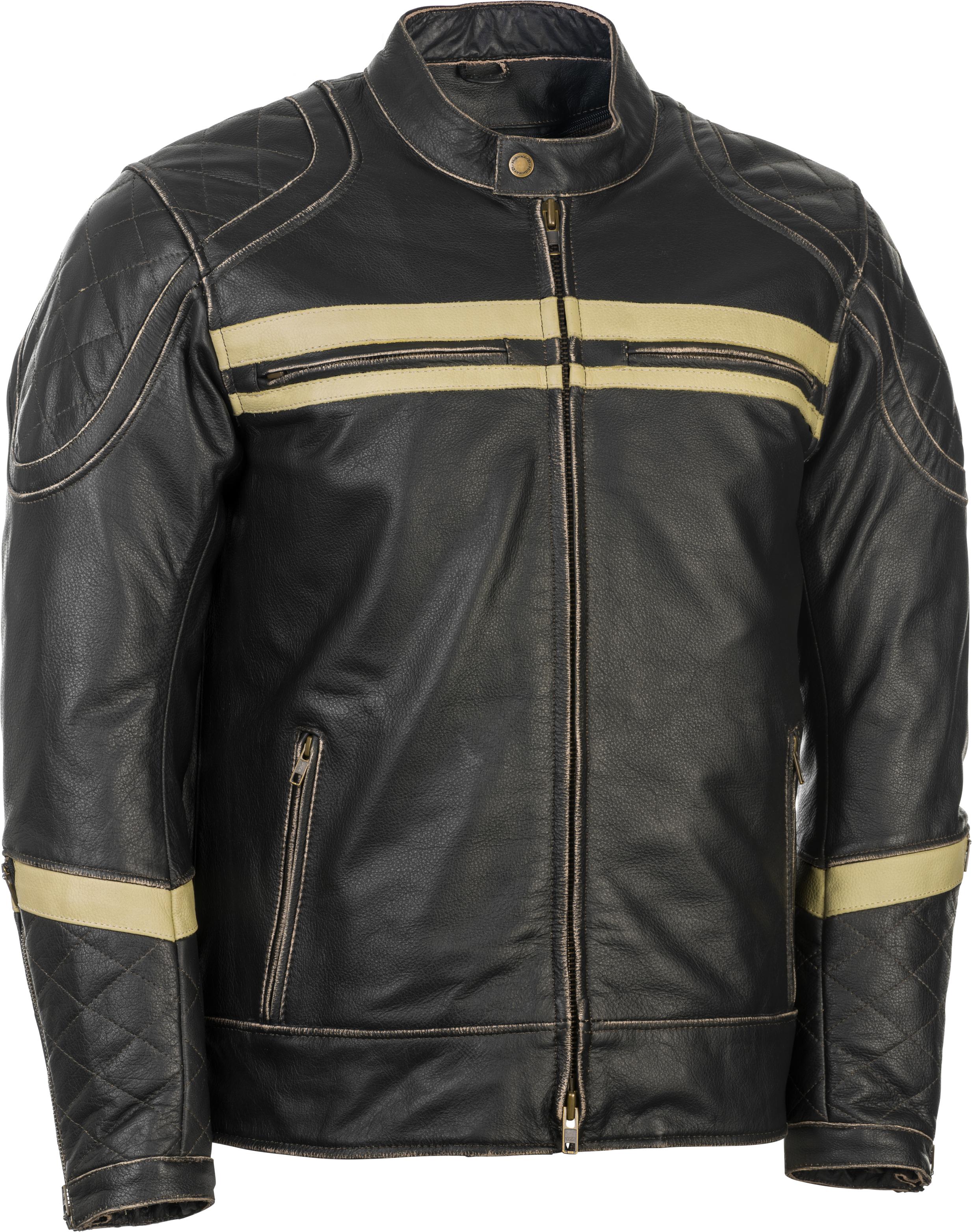 Highway 21 Motordrome Jacket Antique Black Xl - 2X-Large - Harddrive Products