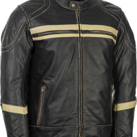 Highway 21 Motordrome Jacket Antique Black Xl - 2X-Large - Harddrive Products