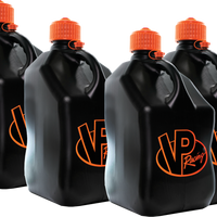 Vp Racing Motorsports Container V-twin 5.5 Gallon Black/orange - White - Tires & Wheels
