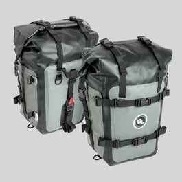 Giant Loop Mototrekk Panniers Grey Pair - Street Collection
