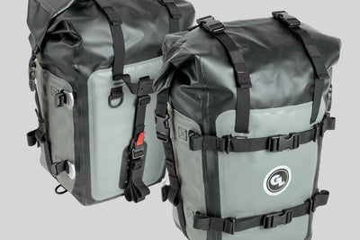 Giant Loop Mototrekk Panniers Grey Pair - Street Collection