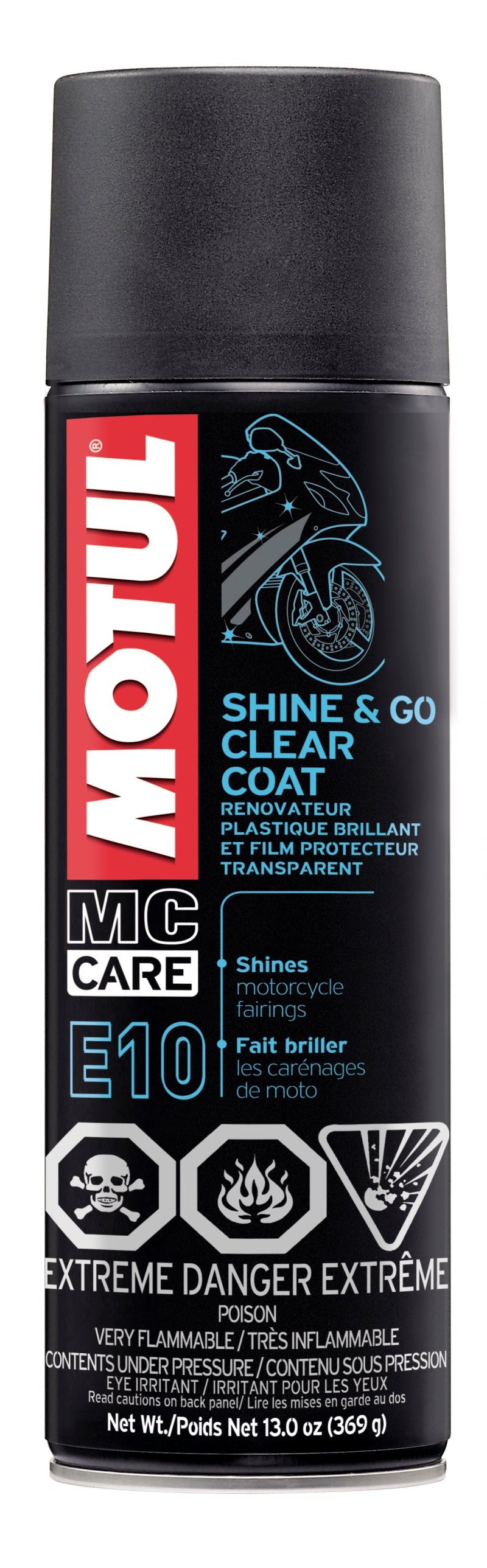 Motul 13oz Cleaners SHINE & GO - Silicone Clean (13 oz) - Exterior Styling