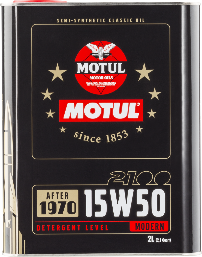Motul 15W50 Classic 2100 Oil - 10x2L - Oils & Filters