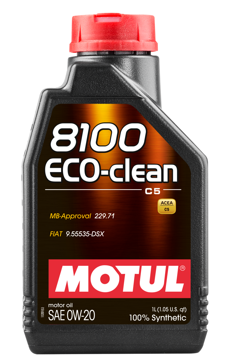 Motul 1L 8100 Eco-Clean 0W20 - Oils & Oil Filters
