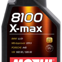 Motul 1L Synthetic Engine Oil 8100 0W40 X-MAX - Porsche A40 - Oils & Filters