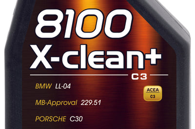 Motul 1L Synthetic Engine Oil 8100 5W30 X-CLEAN - LL04- MB 229.51- 504.00-507.00 - Oils & Filters