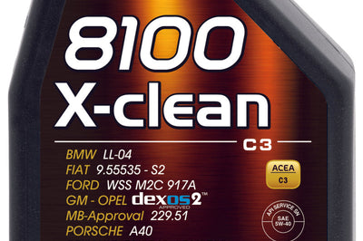 Motul 1L Synthetic Engine Oil 8100 5W40 X-CLEAN C3 -505 01-502 00-505 00-LL04 - Oils & Filters