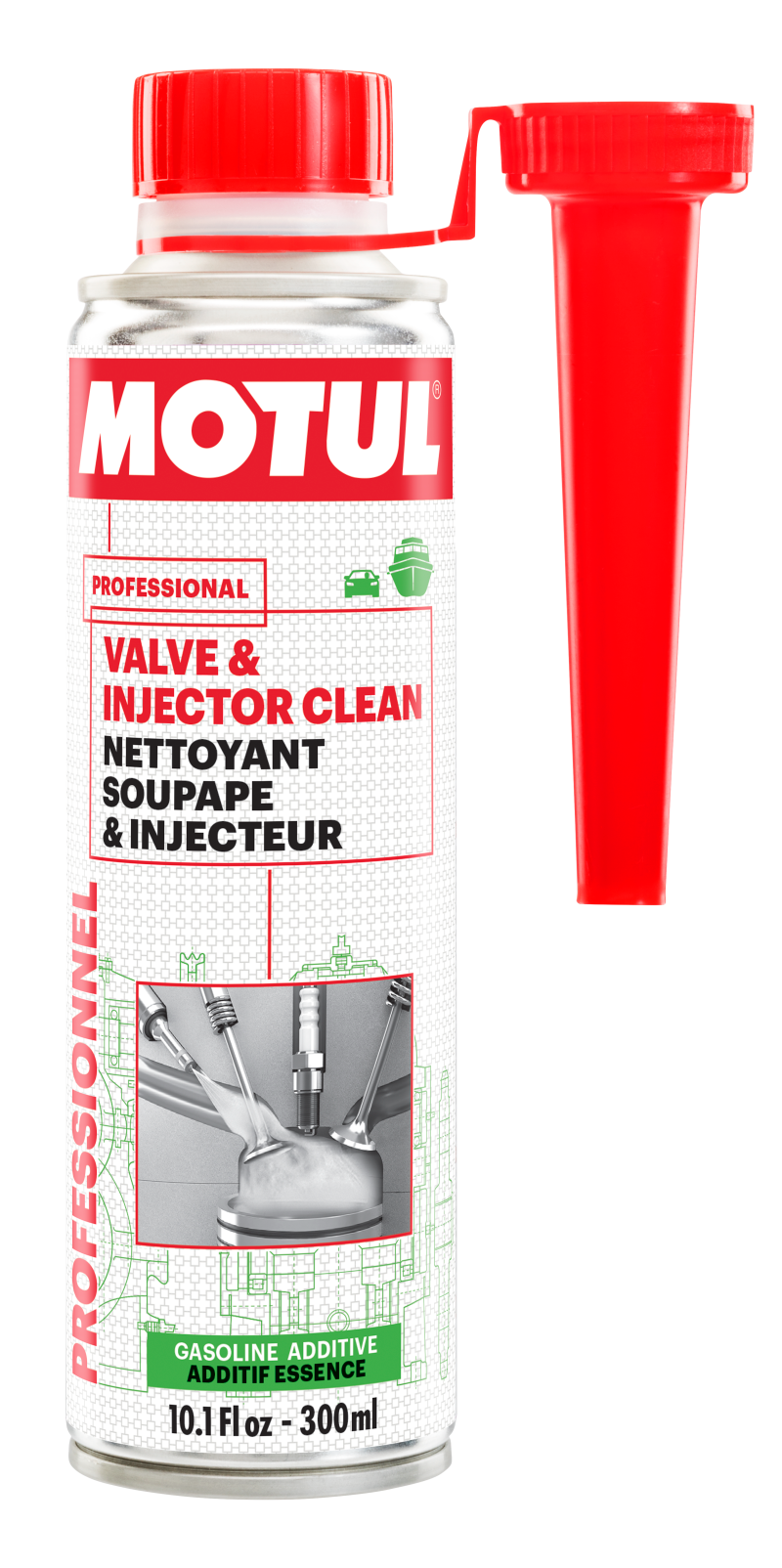 Motul 300ml Valve and Injector Clean Additive - Oils & Oil Filters