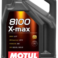 Motul 5L Synthetic Engine Oil 8100 0W40 X-MAX - Porsche A40 - Oils & Filters