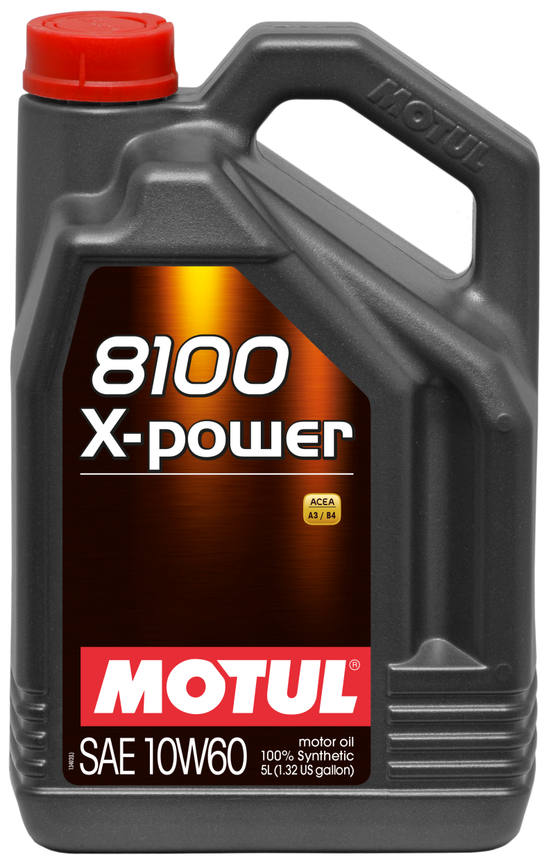 Motul 5L Synthetic Engine Oil 8100 10W60 X-Power - Oils & Filters