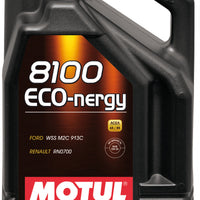 Motul 5L Synthetic Engine Oil 8100 5W30 ECO-NERGY - Ford 913C - Oils & Filters