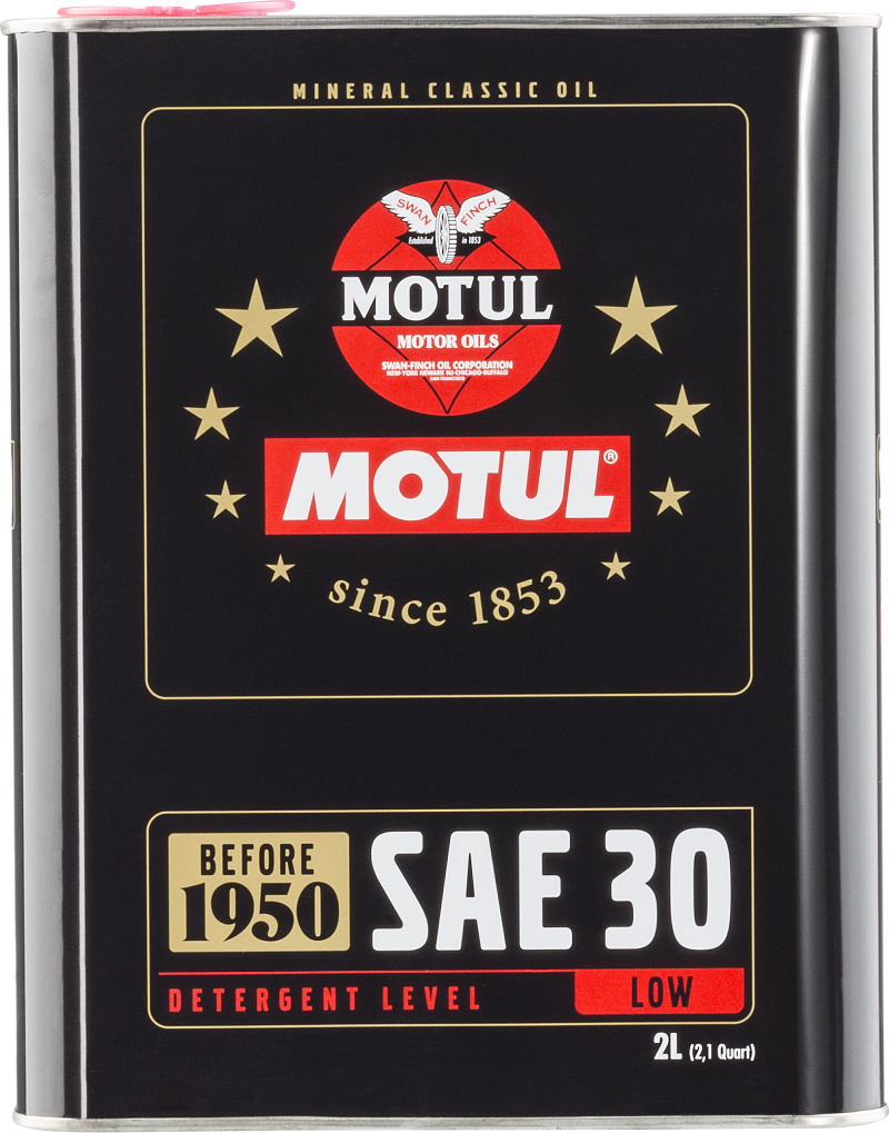 Motul Classic SAE 30 Oil - 6x2L - Oils & Filters
