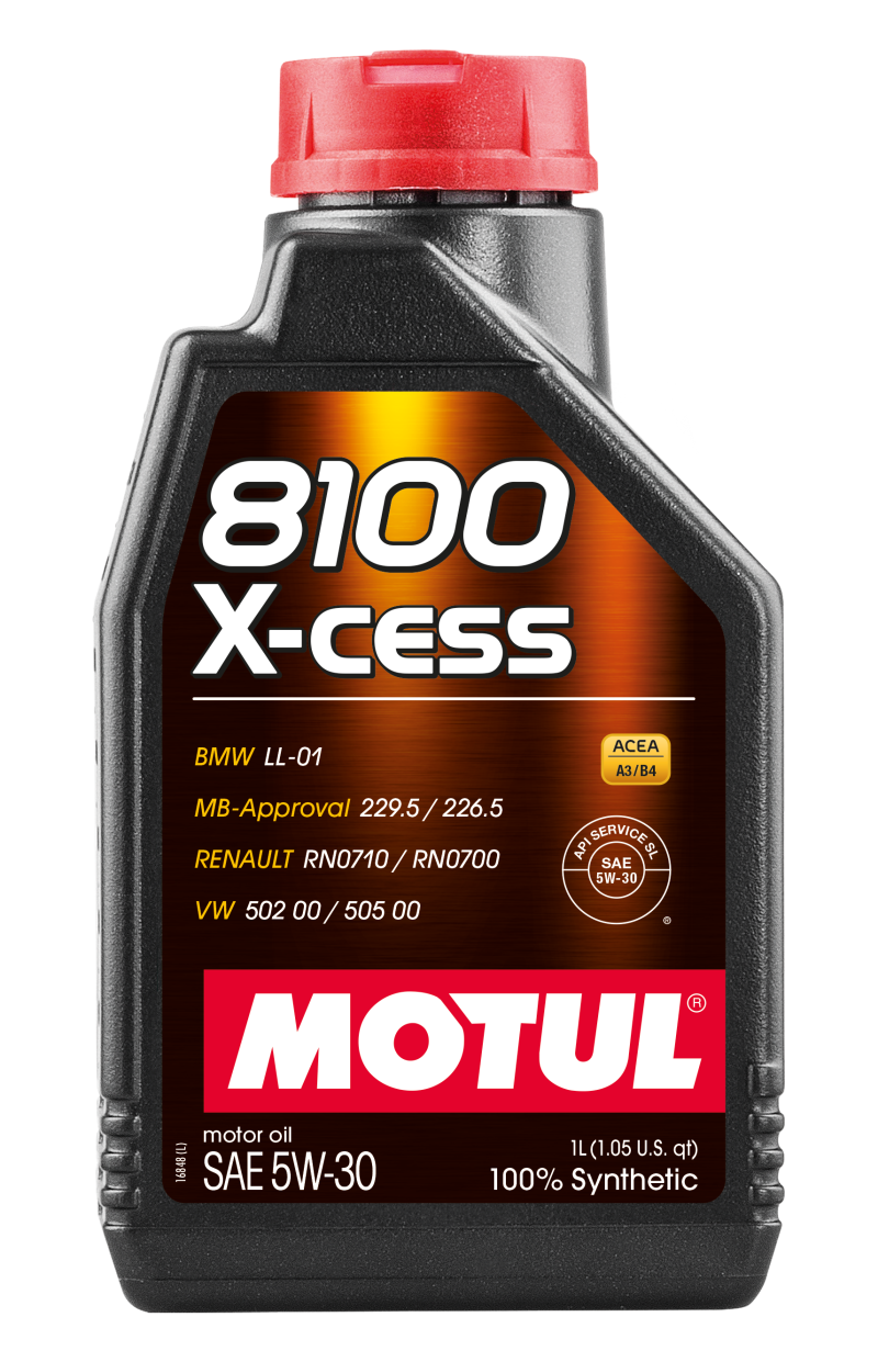 Motul Synthetic Engine Oil 8100 5W30 X-CESS 1L - Oils & Filters