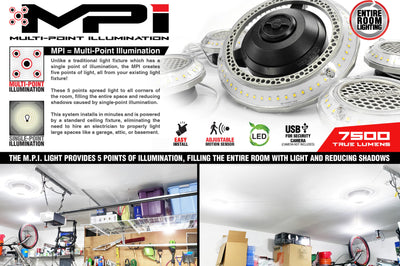 Stkr Mpi Multi Point Illumination Ceiling Light - Watercraft Collection