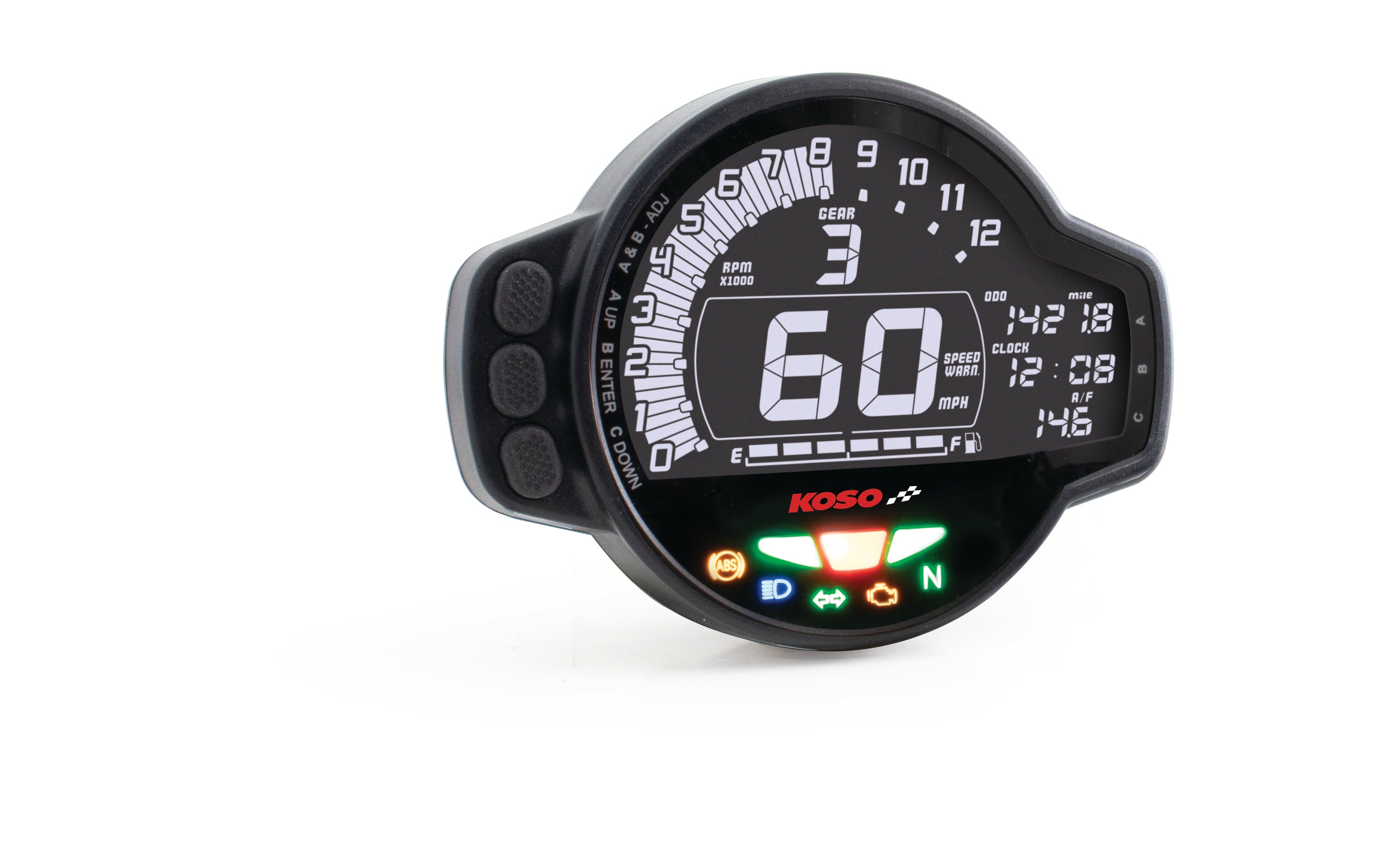 Koso Ms-01 Multifunction Meter Hon - Street Collection