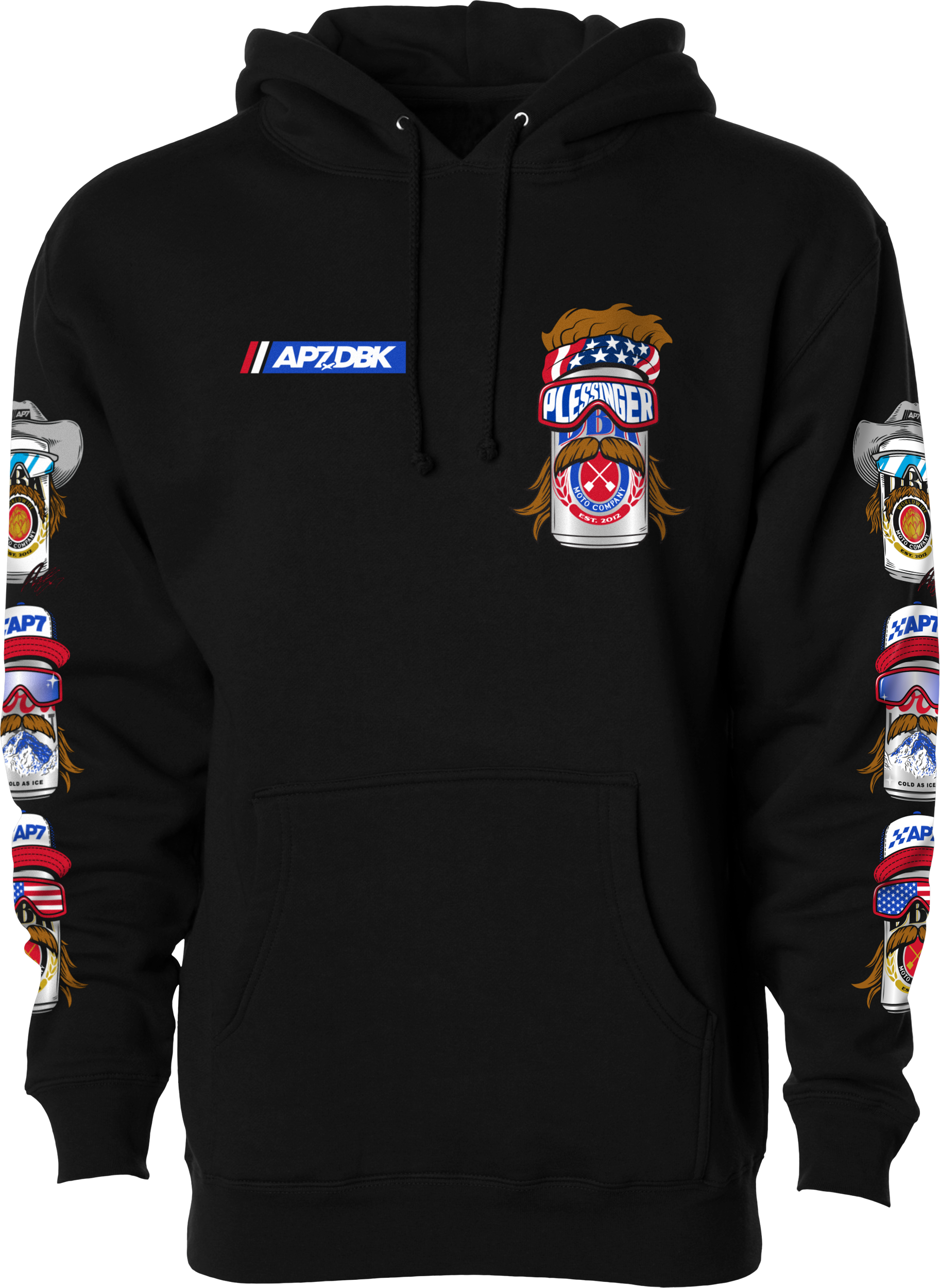 DBK Mullet Madness Hoodie Black Lg