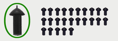 Stop & Go Mushroom Plugs Package Of 50 - Harddrive Products