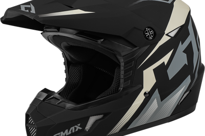GMAX Mx 46 Compound Helmet Matte Black/Grey/White Lg - Helmets